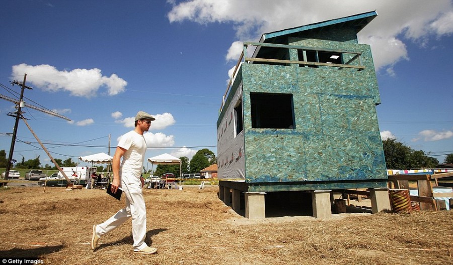 Brad Pitt Built a Tiny House in New Orleans That's So Cute It Hurts