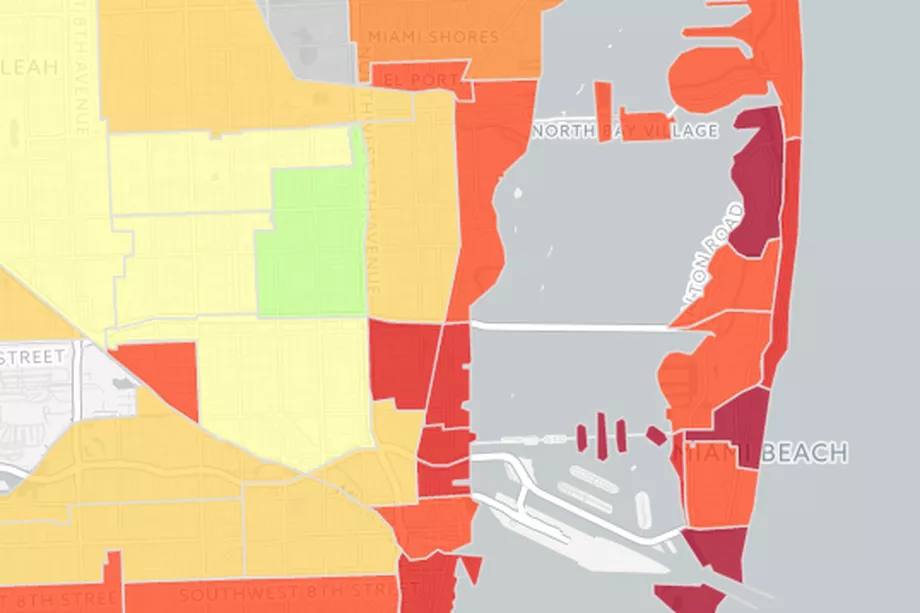Interactive map highlights Miami�s many unaffordable neighborhoods